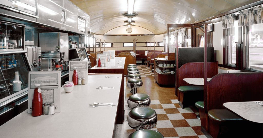 Diner in Pawtucket, Rhode Island (Photo by Carol Highsmith/Library of Congress)