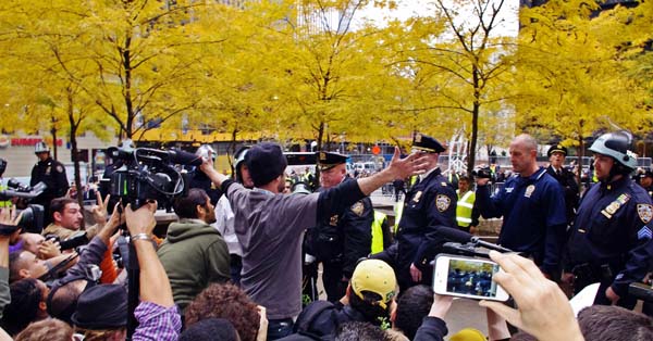 Occupy Wall Street, Nov. 15, 2011 (Photo by David Shankbone)