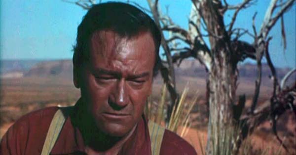 John Wayne in The Searchers, 1956