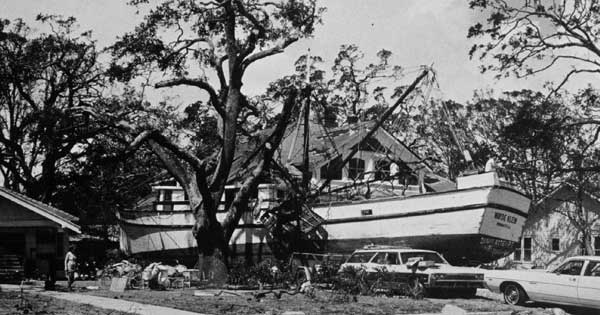 Damage from Hurricane Camille (NOAA)