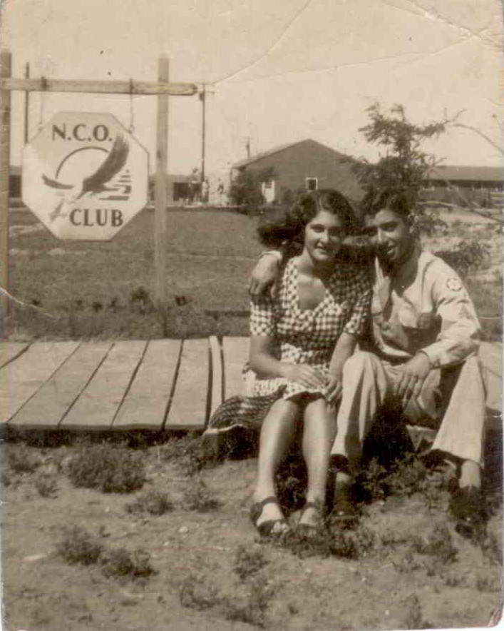 The author and her husband in Amarillo, Texas, 1945 (Courtesy Maxine Kumin)