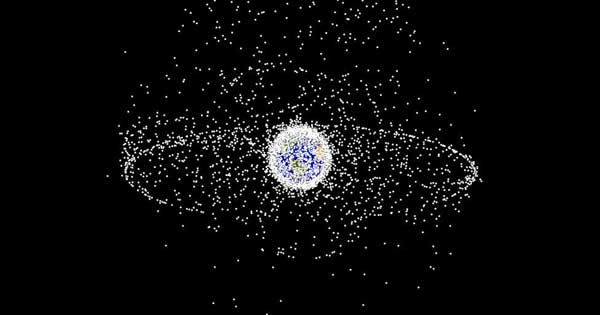 Earth's orbital debris populations (NASA)