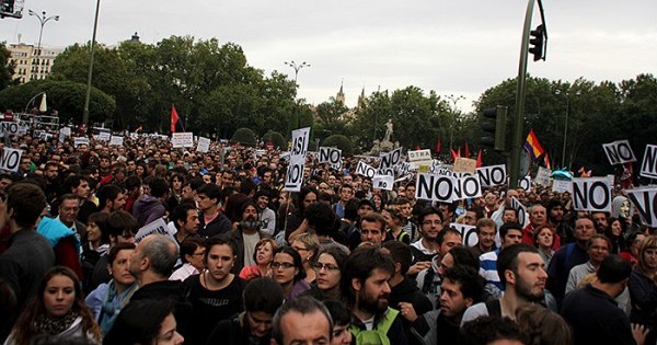 Protest in Madrid, September 2012 (Dani del Sol)