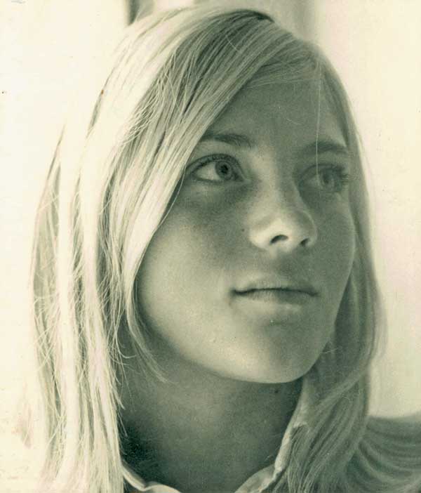 Susanne Long in the early 1960s, when she was a senior at the Solebury School, New Hope, Pa. (John H. Rareshide)