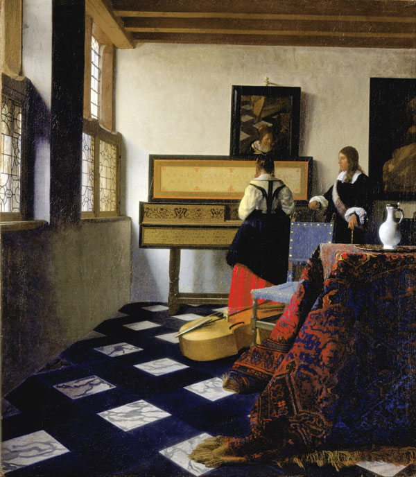 Johannes Vermeer, The Music Lesson, c. 1662