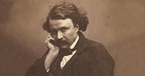As Nadar felt more comfortable taking self-portraits, his images became more charming and seductive, the embodiment of the romantic artist. (The Getty Museum’s Open Content Program)