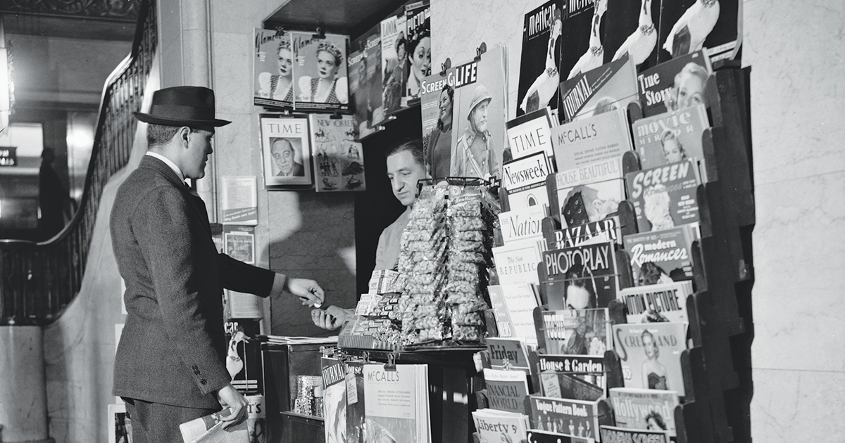 National Press Building Newsstand (Library of Congress)