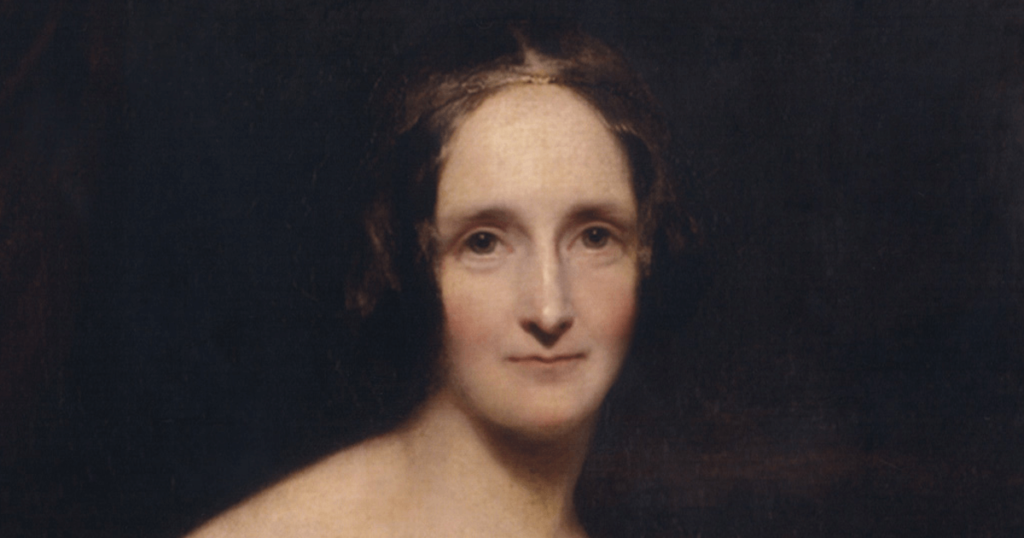 Richard Rothwell, <em>Portrait of Mary Shelley</em>, 1840 (Wikimedia Commons)