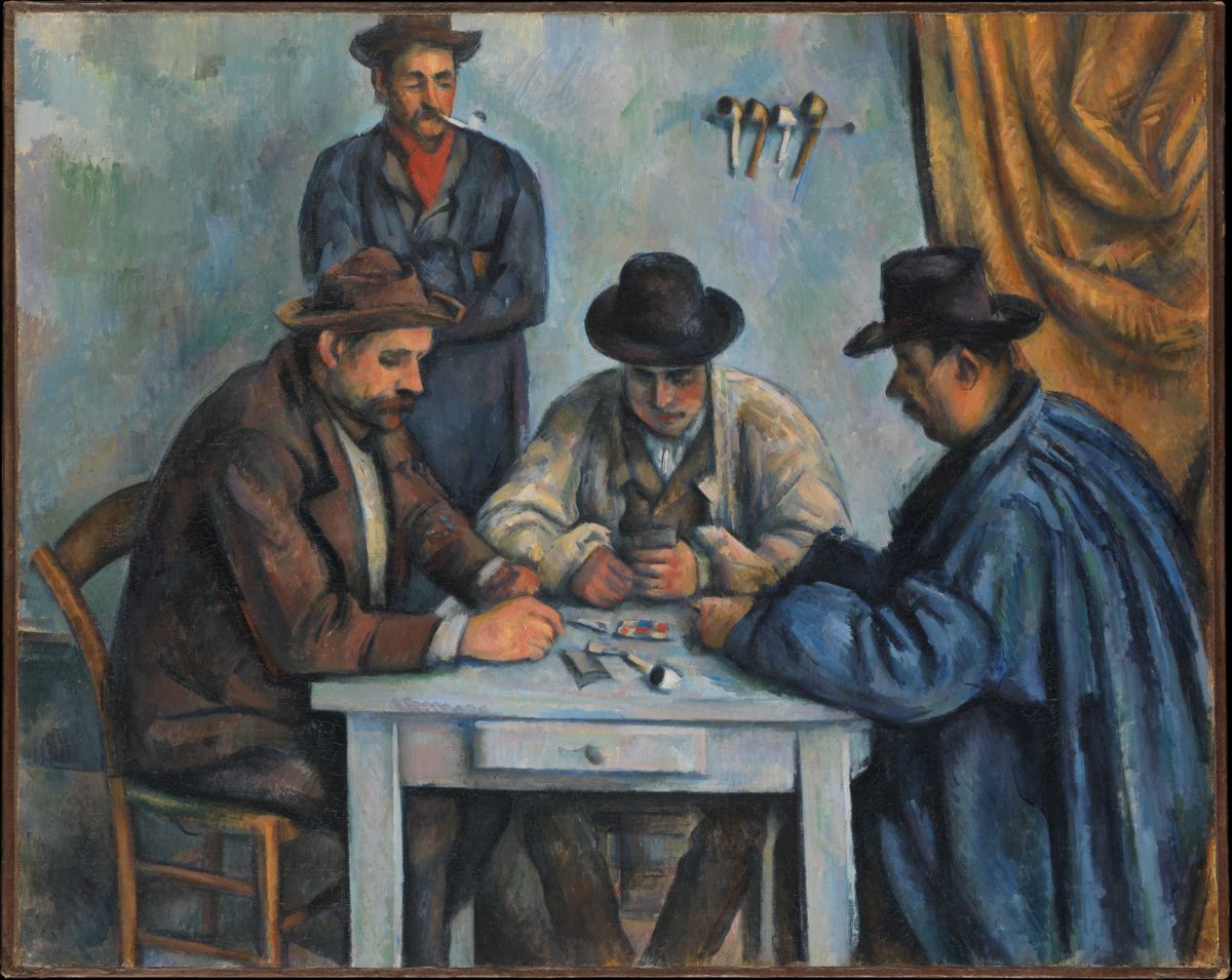 Paul Cézanne, The Card Players (1890–92) (The Metropolitan Museum of Art)