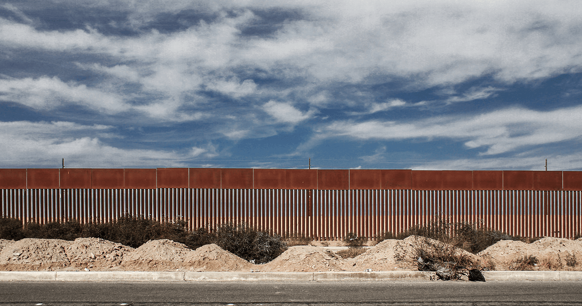 The U.S.-Mexico border wall in Baja, California (Rey Perezoso/Flickr)