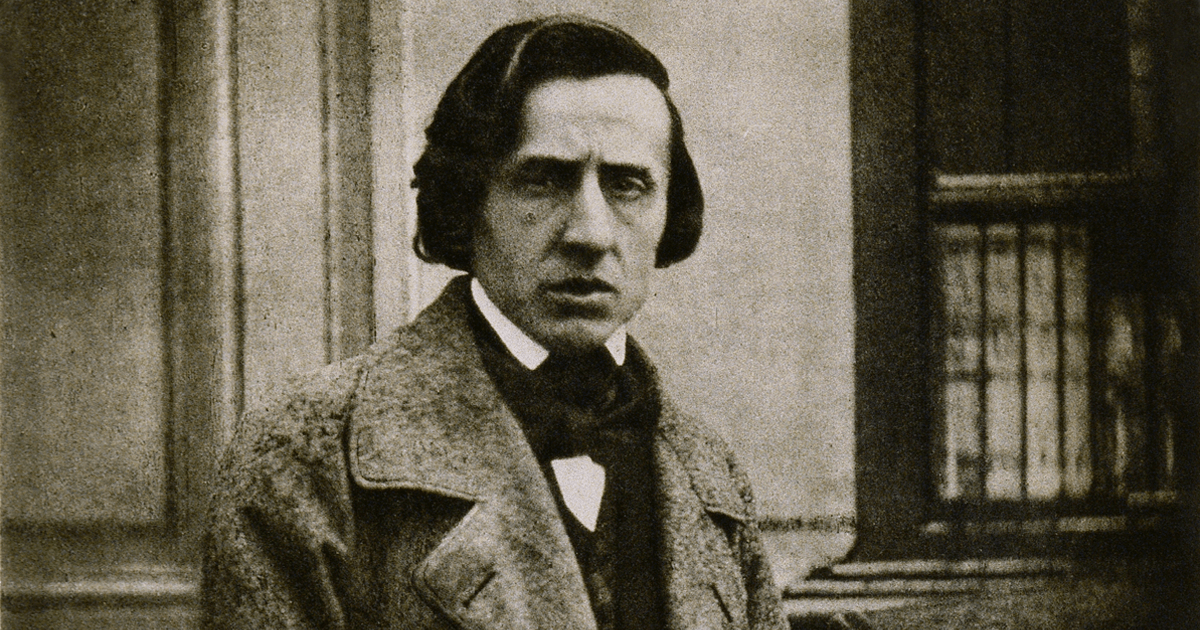 Daguerreotype of Chopin by Louis-Auguste Bisson (c. 1847)