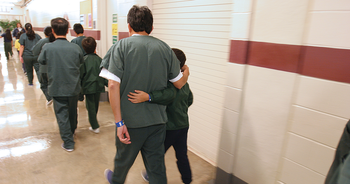 Detainees at the Hutto Center, such as the families shown here in 2007, have complained of prisonlike conditions, assault, and forced labor. (Robert Daemmrich Photography Inc/Corbis via Getty Images)