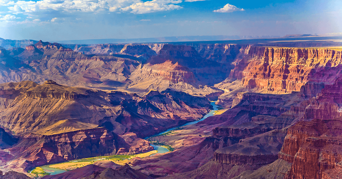 In their first 10 miles on the river, rafters travel back in time 60 million years as they slice deep into the Colorado Plateau and the region's geological history. (iStock)