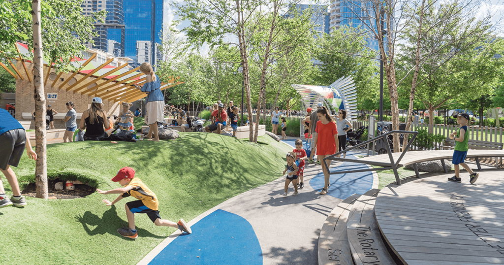 Klyde Warren Park was partly a response to Boeing's snub of Dallas in 2001. Now, the city has the "vibrant downtown atmosphere" lacking before. (iStock)