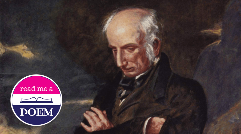 Detail from an 1842 portrait of William Wordsworth by Benjamin Haydon (National Portrait Gallery, London)