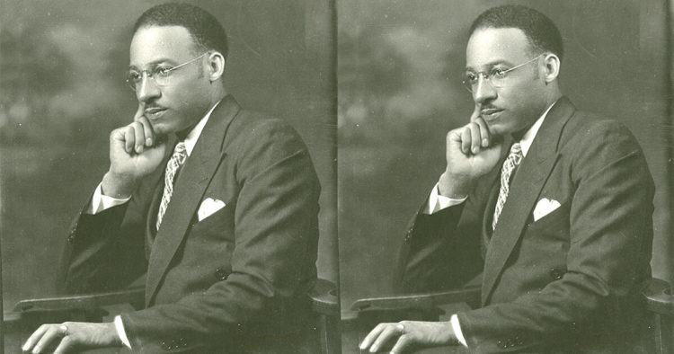 Black-and-white photo of composer William Levi Dawson