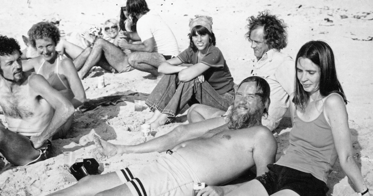 Kellman: Stone and his wife, Janice in Hawaii, c. 1979.