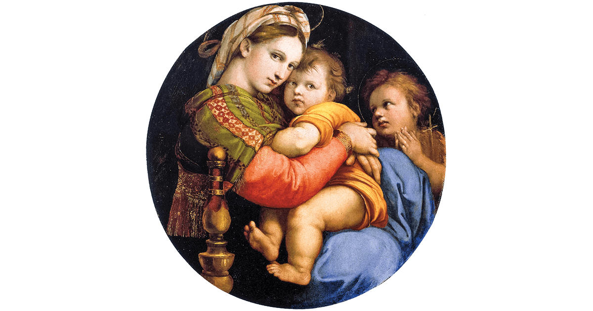 Raphael's Madonna della Seggiola. (Alamy)