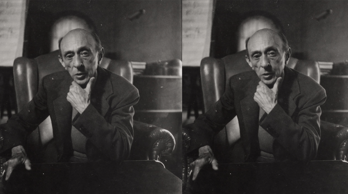 Arnold Schoenberg in Los Angeles in 1948 (Richard Fish/Arnold Schönberg Center)