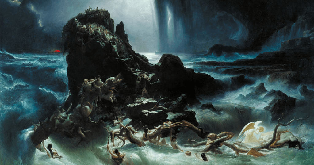 <em>The Deluge</em>, c. 1840, Francis Danby (Tate Britain/Wikimedia Commons)