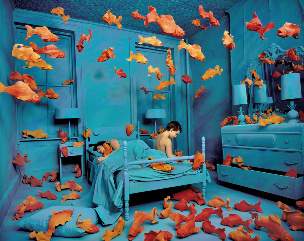 <em>Revenge of the Goldfish</em> by Sandy Skoglund, 1981 (© 1981, Sandy Skoglund)