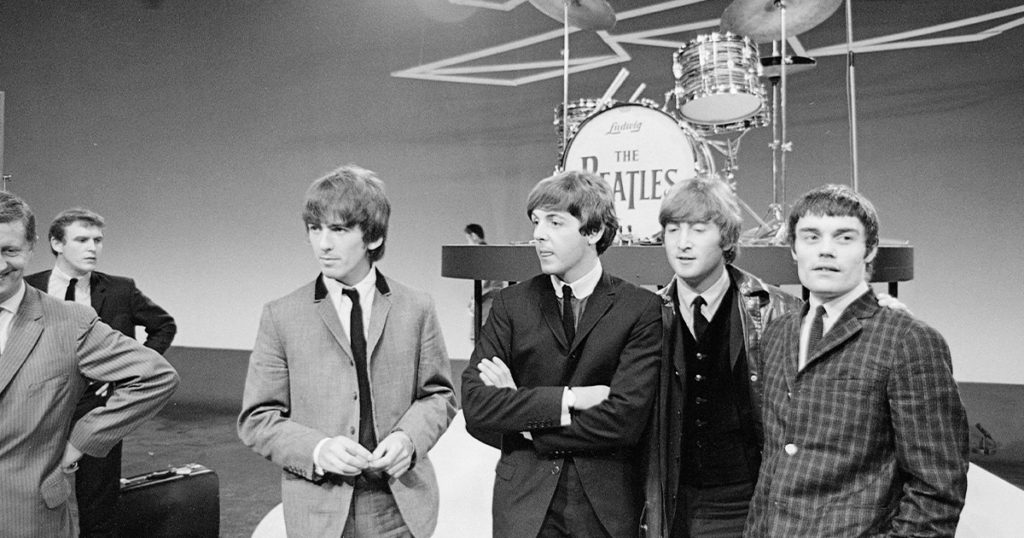 The Beatles in Treslong, the Netherlands, in 1964 (Poppe de Boer/Wikimedia Commons)