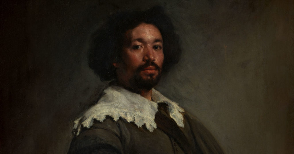 Juan de Pareja (1606–1670), known as Juan Latino, in a 1650 portrait by Velázquez (Metropolitan Museum of Art)