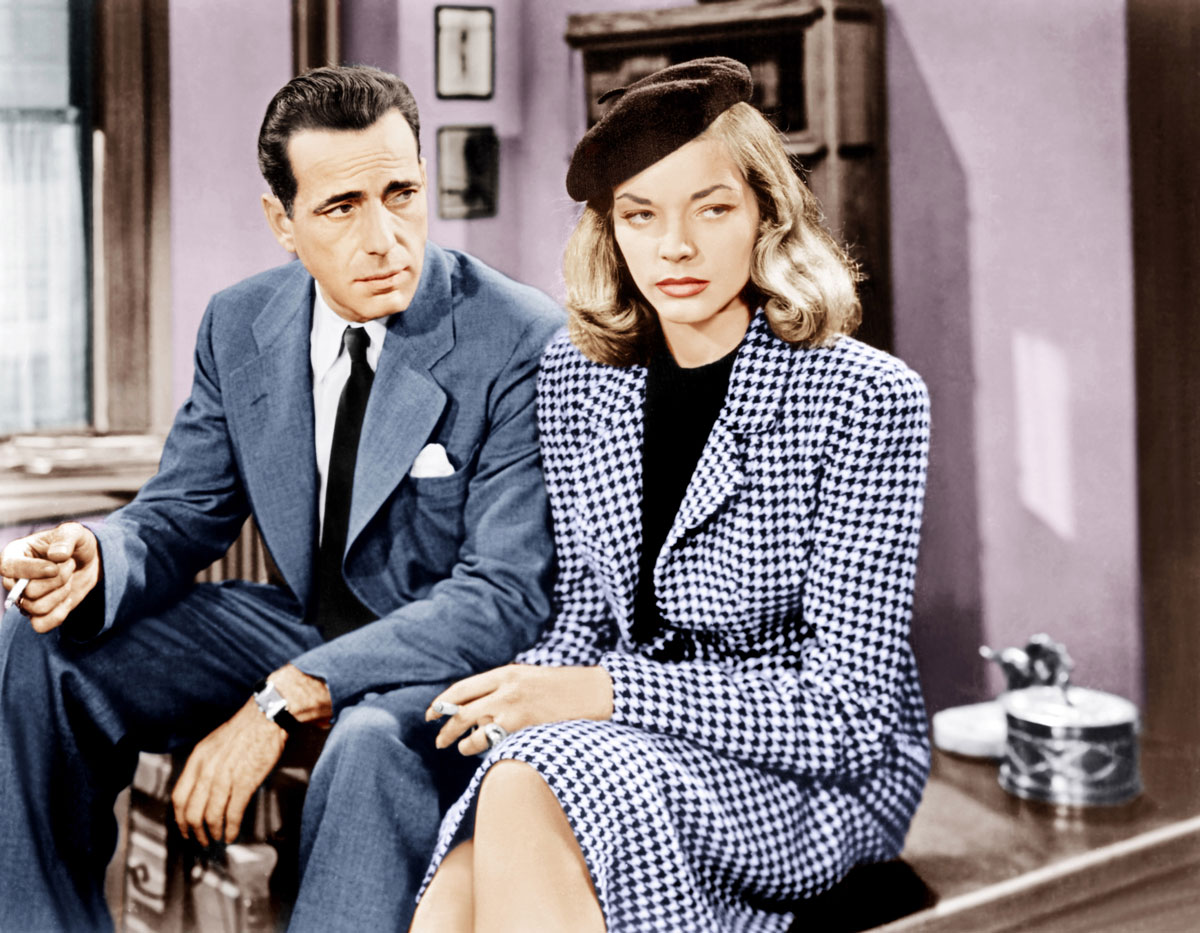 Humphrey Bogart and Lauren Bacall in The Big Sleep, 1946