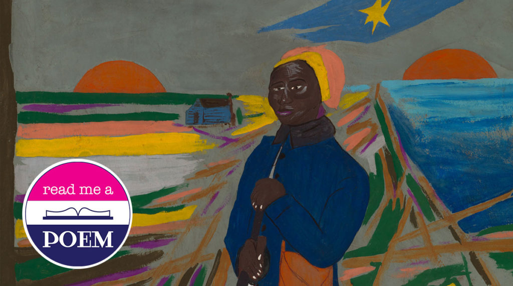 Detail from <em>Harriet Tubman</em> (c. 1945) by William H. Johnson (Smithsonian American Art Museum, gift of the Harmon Foundation)