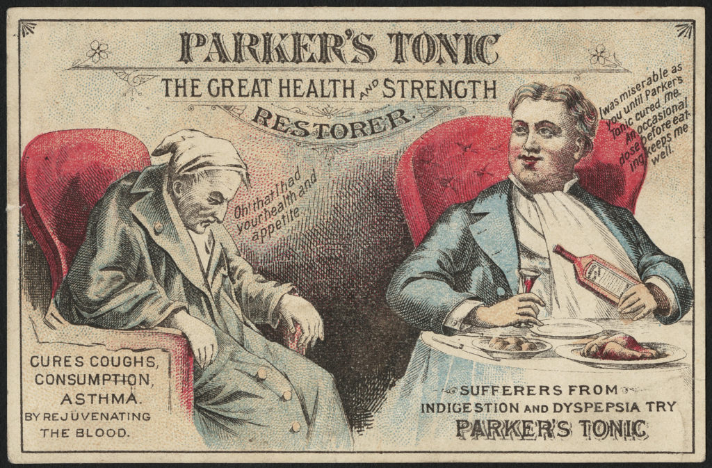 All images courtesy of the <a href="https://flic.kr/s/aHsjEkP2t7">Boston Public Library’s collection of medical trade cards</a>