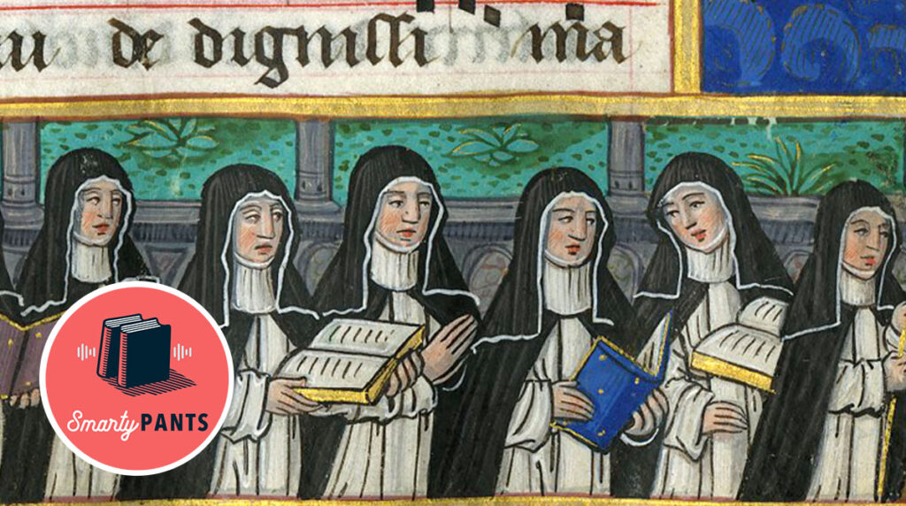 Detail from a processional used by the Dominican Nuns of Poissy, c. 1505-1515 (Les Enluminures)