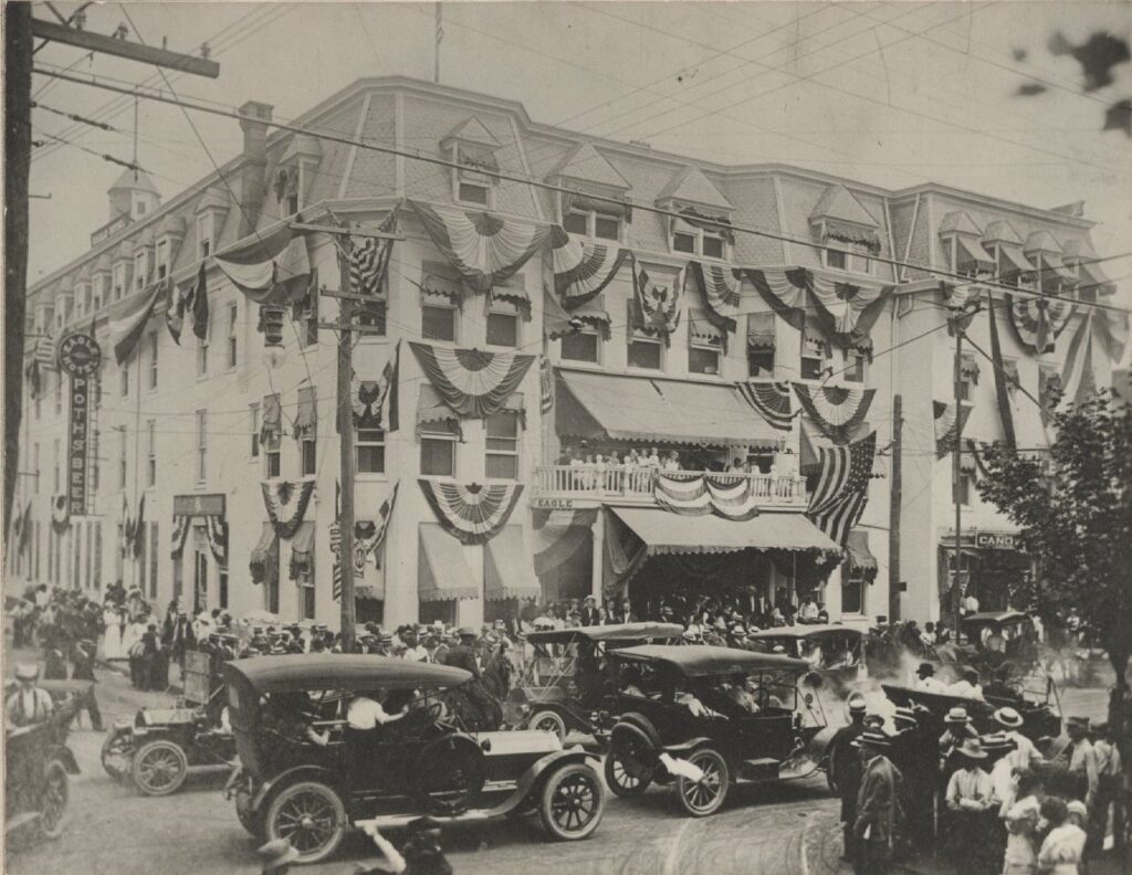 The Eagle Hotel in July 1913 (Adams County Historical Society at Gettysburg)