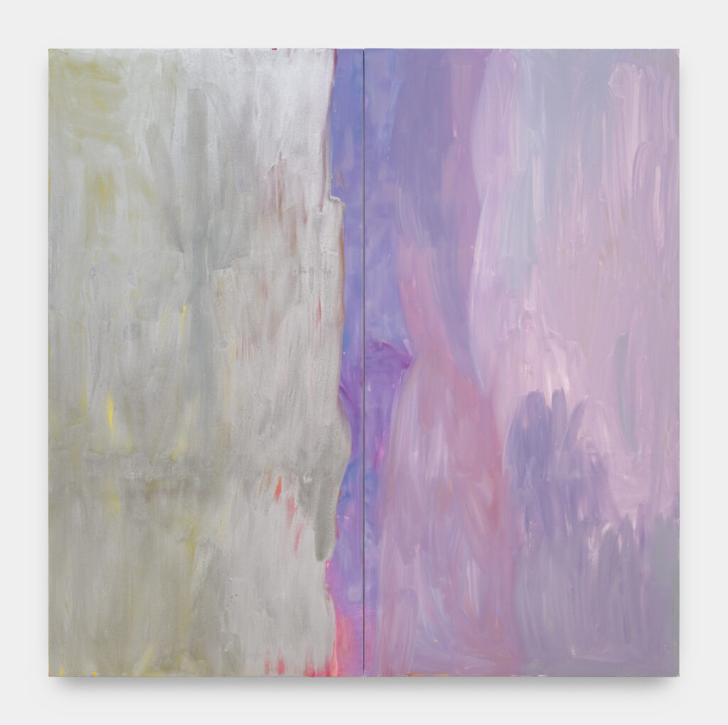 <em>Supernatural</em>, 2024, oil on canvas, 90 x 90 inches. (Photo courtesy of Nic Massey.)