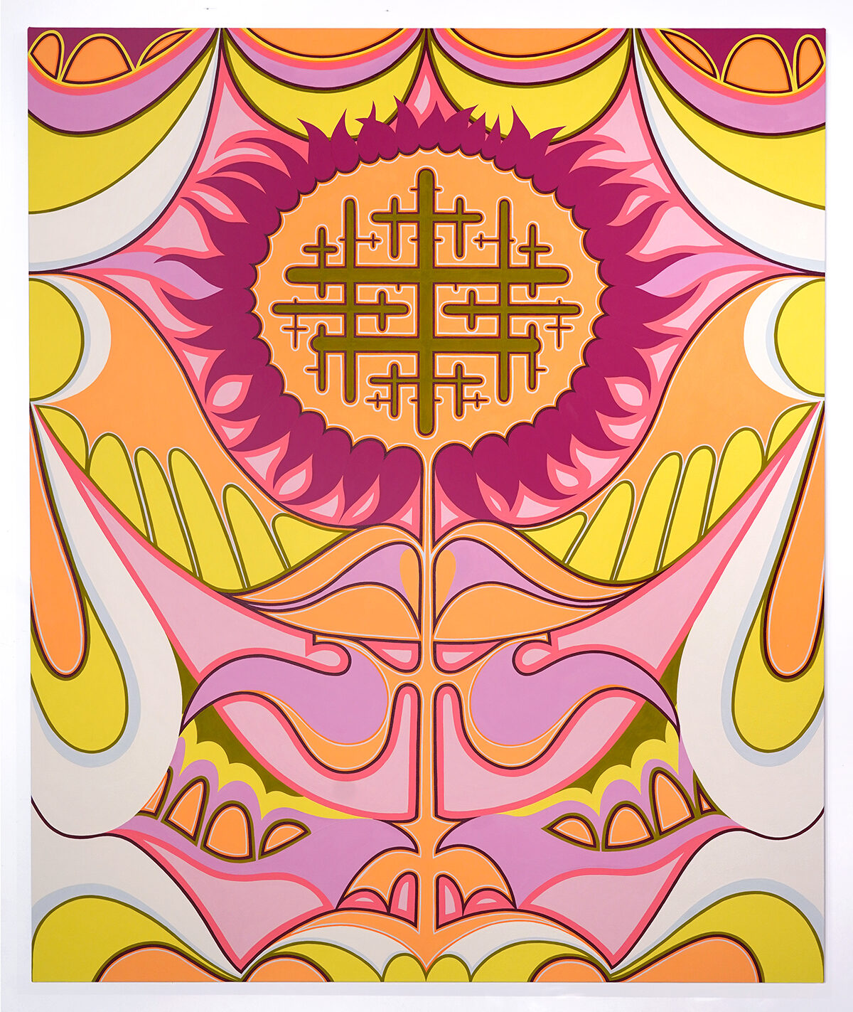 2023_Amie Cunat_Tournesol, Opal_72x60inches_Flashe and acrylic on canvas