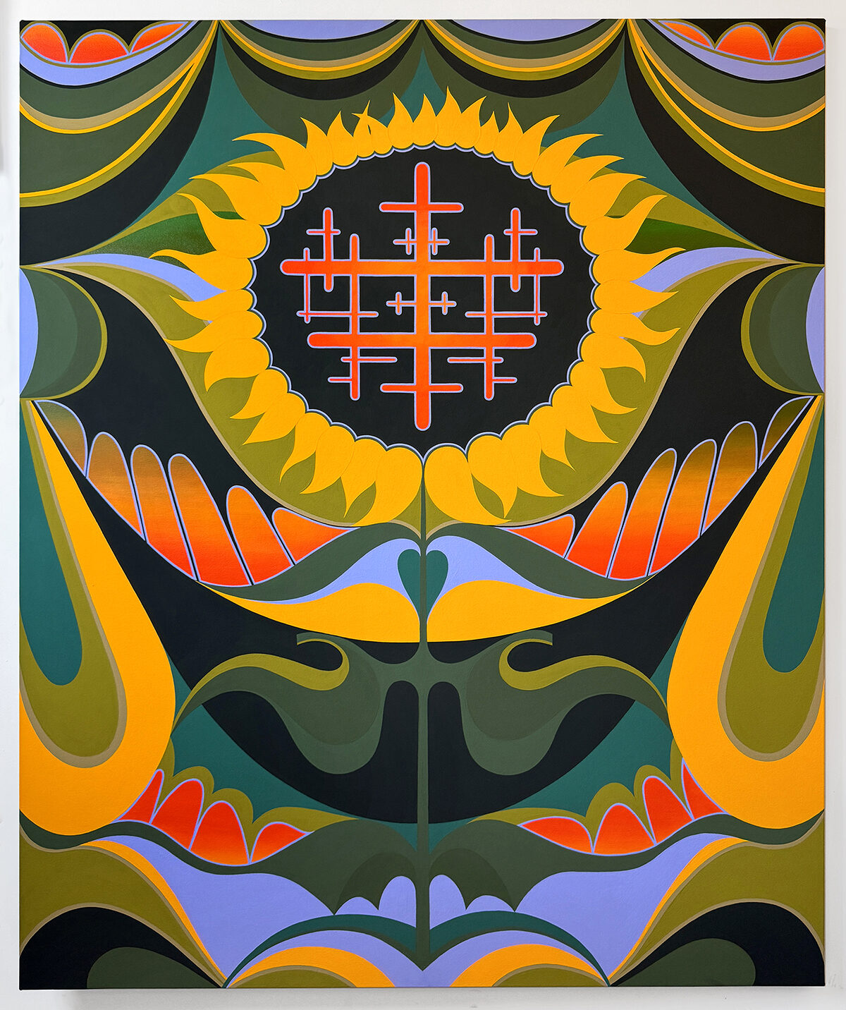 2024_Amie Cunat_Six Seasons_Flashe and acrylic on canvas_72x60inches
